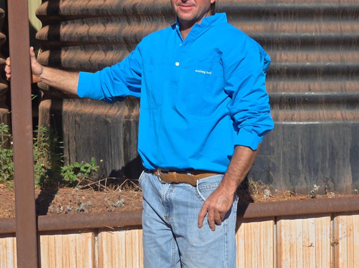 Daylight work shirt in cobalt
